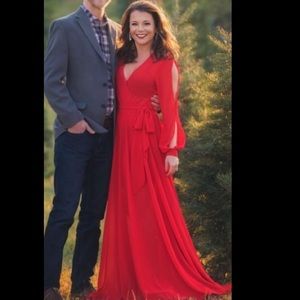 NWOT Vici Dolls Red Maxi Dress